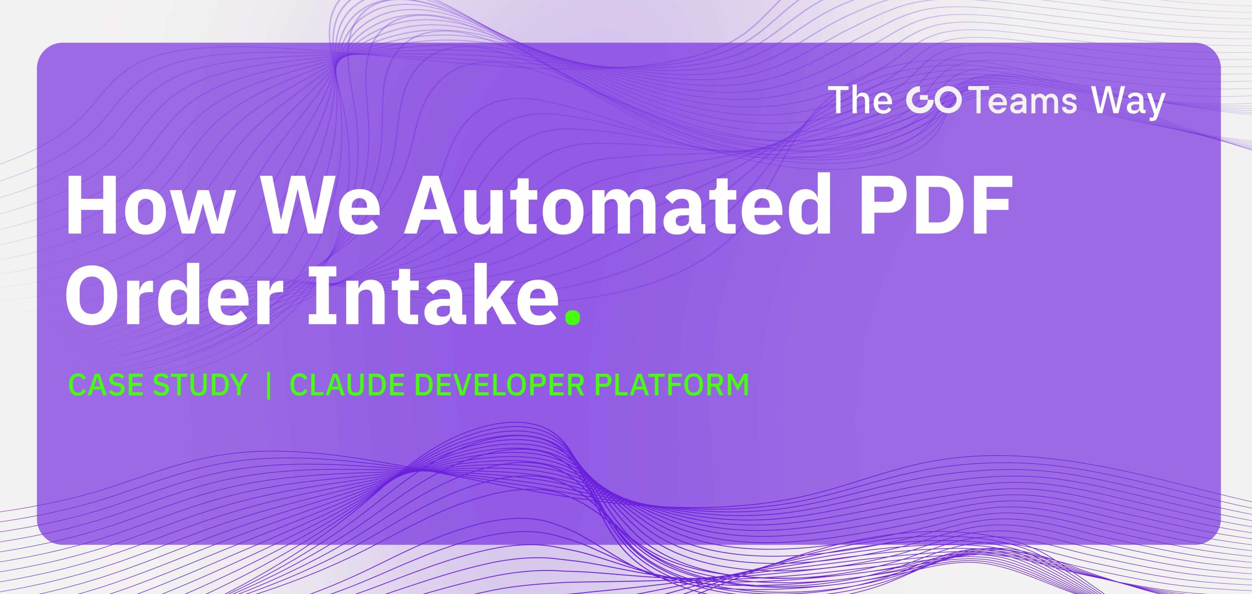How helloparts automated PDF order intake with Claude